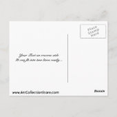 『訪問』　ポントルモ、ヤコポ ポストカード (裏面)