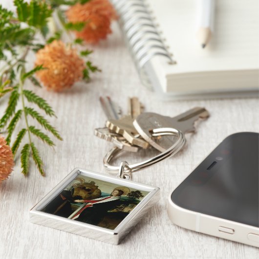 訪問、c.1500 キーホルダー (側面)