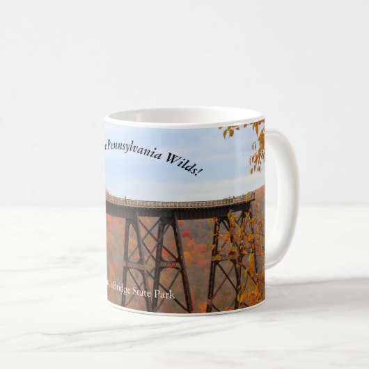 訪問PAウィルズ絵のような土産キンズア橋 コーヒーマグカップ (正面右)