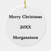 訪問PAウィルズ絵のような土産キンズア橋 セラミックオーナメント (裏面)