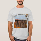 訪問PAウィルズ絵のような土産キンズア橋 Tシャツ (正面)