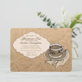 設エレガント定招待状 招待状 (スタンド正面)