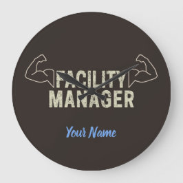 設備管理者又は清掃員及び管理員の贈与 ラージ壁時計