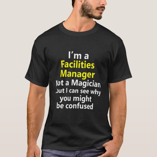 設備管理者建物職歴Pr Tシャツ (正面)