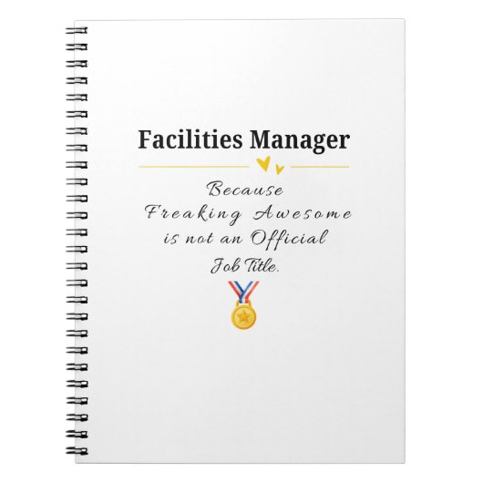 設備管理者 ノートブック (正面)