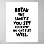 設定した制限を解除すやる気を起こさせるる ポスター (正面)