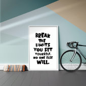 設定した制限を解除すやる気を起こさせるる ポスター