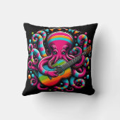 設定カラフルに遊タコのギタ鮮やか クッション (裏面)