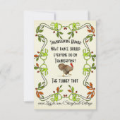 設定カードの配置  サンキューカード (裏面)