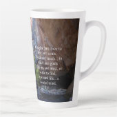 設定ゴール 感動的 カフェラテマグ (右)