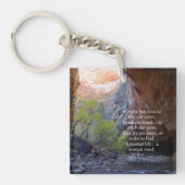 設定ゴール 感動的 キーホルダー (正面)