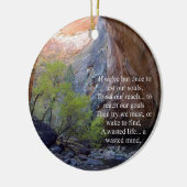 設定ゴール 感動的 セラミックオーナメント (左)