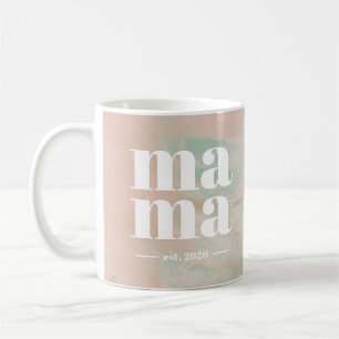 設立されたママ コーヒーマグカップ