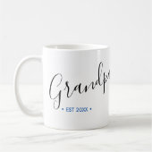 設立年パーソナライズされた コーヒーマグカップ (左)