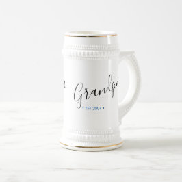 設立年パーソナライズされた ビールジョッキ