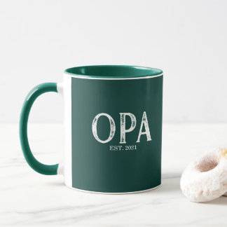 設立年 ハンターグリーン Opa マグカップ
