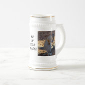 "設置して下さいあなたの公爵を!" リス ビールジョッキ (正面右)