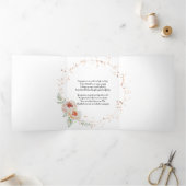 設置面積が小さすぎるカード 三つ折りクリスマスカード (内部)