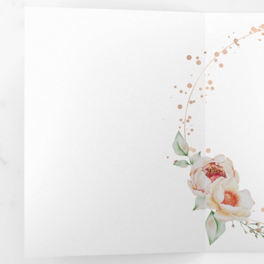 設置面積が小さすぎるカード 三つ折りクリスマスカード (内部最初)