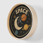 設計されたウォッチ宇宙デザイン 壁時計 (傾斜)