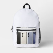 設計されたバッグ プリントバックパック (正面)