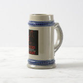設計されたマグカップ ビールジョッキ (正面右)