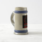 設計されたマグカップ ビールジョッキ (正面左)