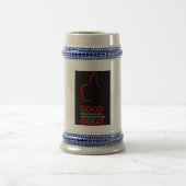 設計されたマグカップ ビールジョッキ (中央)