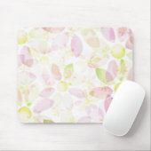 設計されていた水彩画の花の背景、質 マウスパッド (マウス)