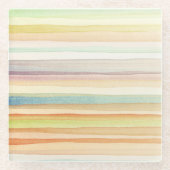 設計されていた芸術の背景。 使用された水彩画 ガラスコースター (正面)