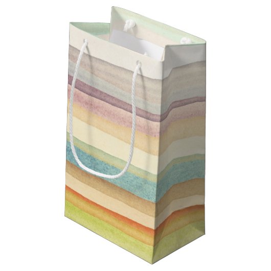 設計されていた芸術の背景。 使用された水彩画 スモールペーパーバッグ (裏面アングル)