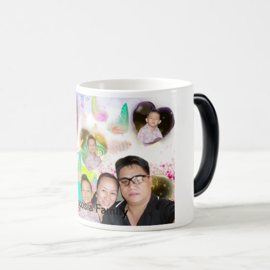 設計されている変形させるマグはユニーク個人化しますマグをです モーフィングマグカップ (正面右)