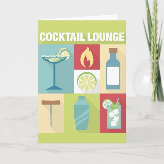 設計されている専門のバーテンダーの画像的 カード (正面)