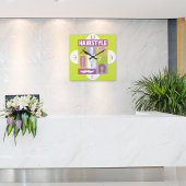 設計されている専門の美容師の画像的 スクエア壁時計