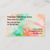 設計されている精神療法医のモダン 名刺 (正面)