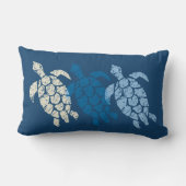 設計されるHonuのウミガメのハワイのリバーシブル ランバークッション (裏面)