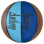 設計カラフルされたアンソニー名，バスケットボール バスケットボール (縦)