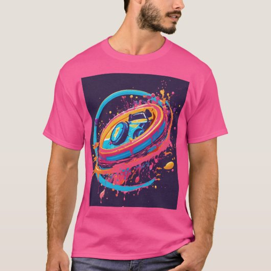 設計スタイリッシュTシャツ Tシャツ (正面)