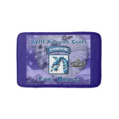 設計ユニークXVIII空挺部隊ギフトタンブラー バスマット (正面)