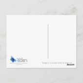 『設計図の森の狸』はがき ポストカード (裏面)