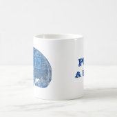 設計図を練ユーモアのあるる コーヒーマグカップ (中央)
