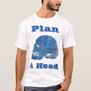 設計図を練ユーモアのあるる Tシャツ