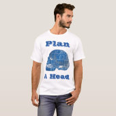 設計図を練ユーモアのあるる Tシャツ (正面フル)