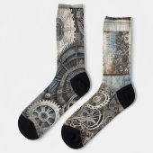 設計図デザイン – 建築家の装飾 ソックス (左)