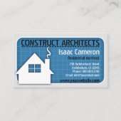 設計図プロフェッショナルアーキテクトの名刺 名刺 (正面)