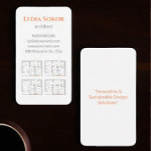 設計図書付きArchitector名刺 名刺