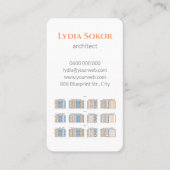 設計図書付きArchitector名刺 名刺 (正面)