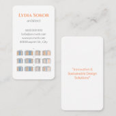 設計図書付きArchitector名刺 名刺 (正面/裏面)