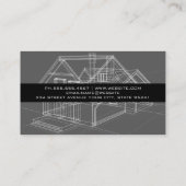 設計図 | ブルーカラー | 重機 名刺 (裏面)
