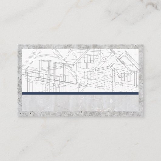 設計図 | プロパティ建物 名刺 (裏面)